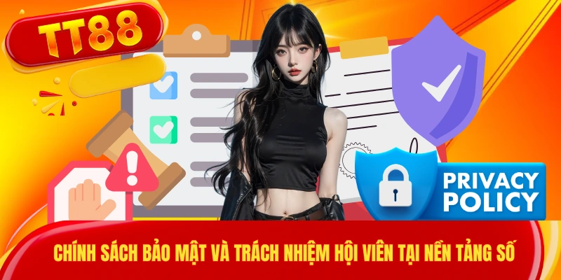 Chính sách bảo mật và trách nhiệm hội viên tại nền tảng số