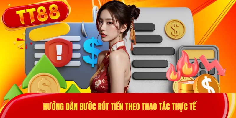 Hướng dẫn bước rút tiền theo thao tác thực tế