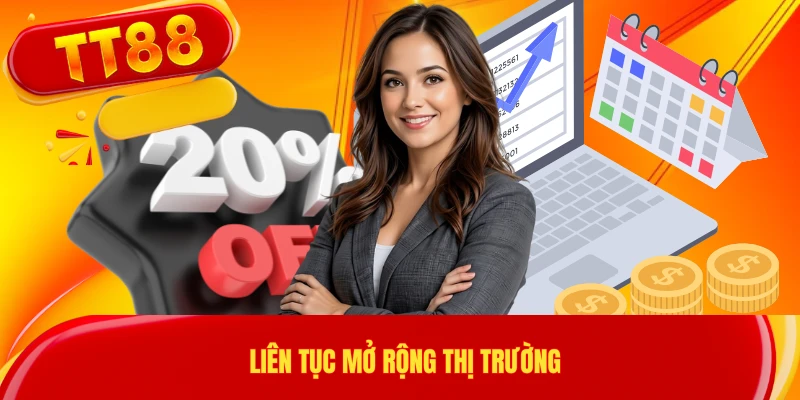 Liên tục mở rộng thị trường