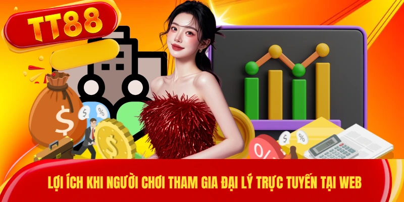 Lợi ích khi người chơi tham gia đại lý trực tuyến tại web